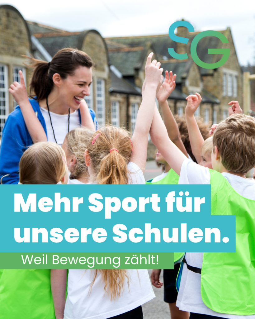 Mindestens 2 Stunden Schulsport pro Woche – für eine gesunde Zukunft unserer Kinder!