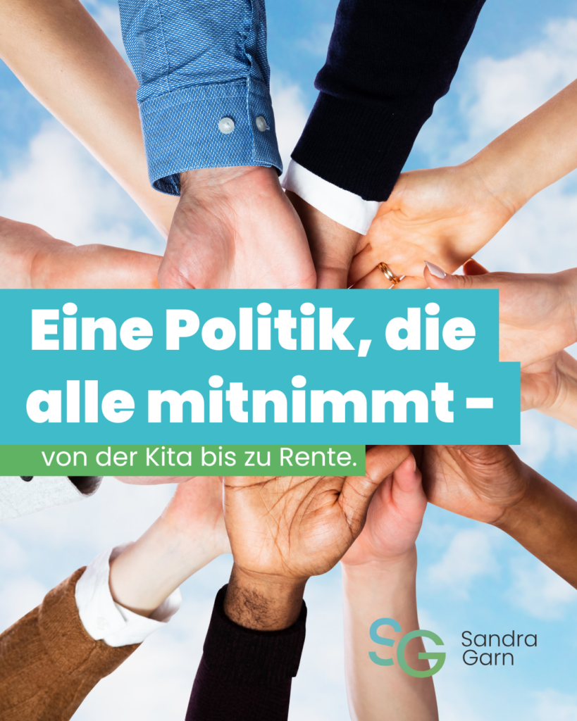Politik für alle – mit klaren Prioritäten und transparenter Kommunikation.